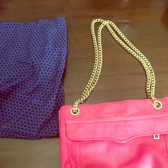 Rebecca Minkoff Handbags - Hot pink Rebecca Minkoff chain bag